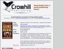 Tablet Screenshot of crowhill.net